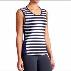 Athleta striped muscle tank